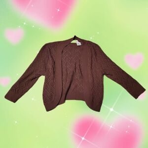 White Stag Brown Women's Cardigan Sweater